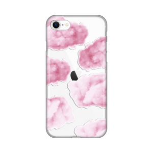 Silikonska maska / futrola print ultra tanka za iPhone 7/8/SE (2020)/SE (2022) Pink Clouds.