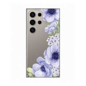 Silikonska maska / futrola print ultra tanka za Samsung S928B Galaxy S24 Ultra Blue Roses.