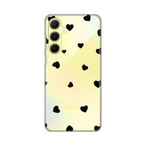 Silikonska maska / futrola print ultra tanka za Samsung A556 Galaxy A55 5G Hearts.