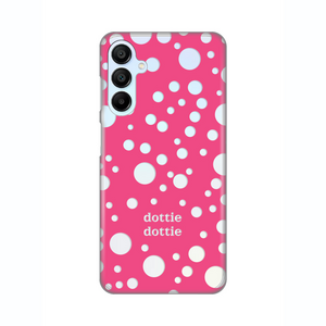 Silikonska maska / futrola print ultra tanka za Samsung A156 Galaxy A15 5G Dottie Dottie Pink.