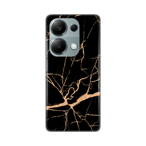 Silikonska maska / futrola print za Xiaomi Redmi Note 13 Pro 4G All crni.