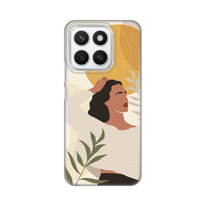 Silikonska maska / futrola print ultra tanka za Huawei Honor X8c Boho Girl.