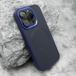 Maska / futrola CARBON MagSafe za iPhone 15 Pro (6.1) plava (small camera) (MS).