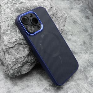 Maska / futrola CARBON MagSafe za iPhone 15 Pro Max (6.7) plava (small camera) (MS).