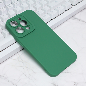 Maska / futrola Silikon Pro Camera za iPhone 14 Pro tamno zelena.