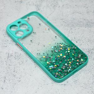 Maska / futrola Frame Glitter za iPhone 13 Pro Max 6.7 mint.
