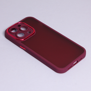 Maska / futrola Shining Camera za iPhone 14 Pro crvena.