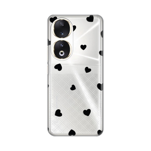 Silikonska maska / futrola print ultra tanka za Huawei Honor 90 Hearts.