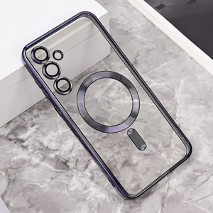 Maska / futrola Magsafe Lux za Samsung A556 Galaxy A55 5G crna.