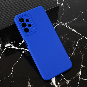 Silikonska maska / futrola Teracell Giulietta za Samsung A135 Galaxy A13 4G mat plava.