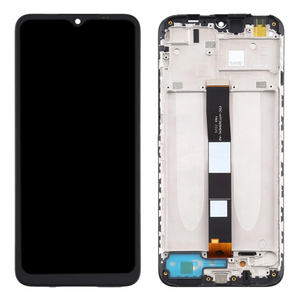 LCD displej za Xiaomi Redmi 10A + touchscreen + frame crni CHO.