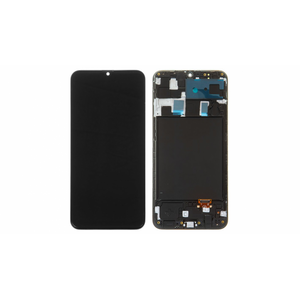 LCD displej za Samsung A205/Galaxy A20 + touchscreen + frame crni OLED.