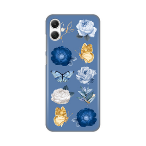 Silikonska maska / futrola print za Samsung A055 Galaxy A05 Dusty Blue.