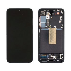 LCD displej za Samsung S911/Galaxy S23 + touchscreen + frame Phantom crni Service Pack original/GH82-30481A.