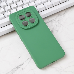 Maska / futrola Silikon Pro Camera za Xiaomi Redmi Note 14 Pro Plus 5G zelena.
