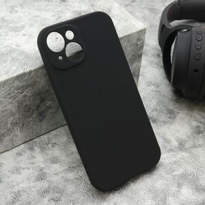 Maska / futrola VELVET TOUCH za iPhone 15 crna (MS).