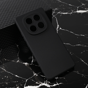 Silikonska maska / futrola Teracell Giulietta za Xiaomi Redmi Note 14 Pro 4G mat crna.