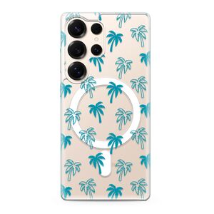 Maska / futrola silikonska print MagSafe za Samsung S938 Galaxy S25 Ultra 5G palm (MS).