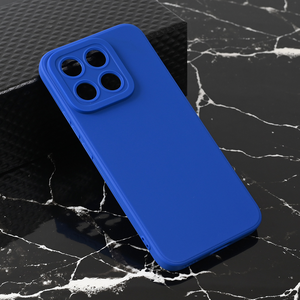 Silikonska maska / futrola Teracell Giulietta za Huawei Honor X8c mat plava.