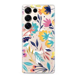 Maska / futrola silikonska print MagSafe za Samsung S938 Galaxy S25 Ultra 5G rainbow palm (MS).