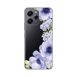 Silikonska maska / futrola print ultra tanka za Xiaomi Redmi 12 Blue Roses.