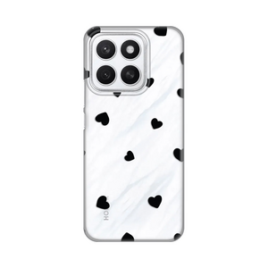 Silikonska maska / futrola print ultra tanka za Huawei Honor X8c Hearts.