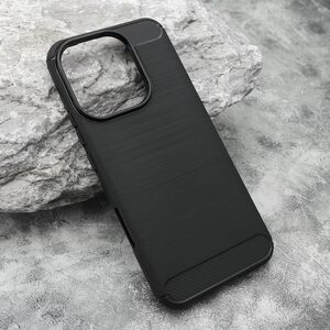 Silikonska maska / futrola BRUSHED za Huawei Honor 400 Lite crna (MS).