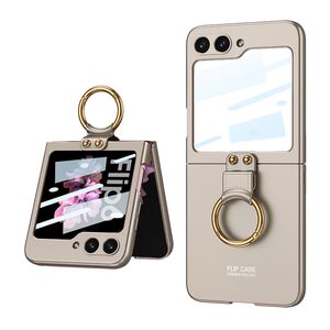 Maska / futrola SMOOTH RING za Samsung F741B Galaxy Z Flip 6 5G zlatna (GKK case) (MS).