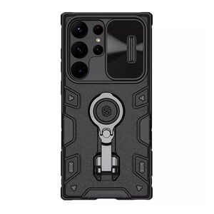 Maska / futrola Nillkin Cam Shield Armor Pro za Samsung Galaxy S23 Ultra crna (MS).