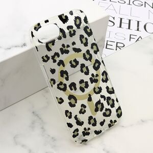 Maska / futrola LEOPARD MagSafe za iPhone 16e crna (MS).