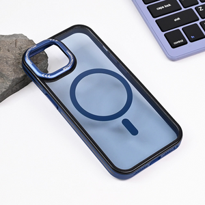 Maska / futrola Magsafe Trendy za iPhone 14 plava.