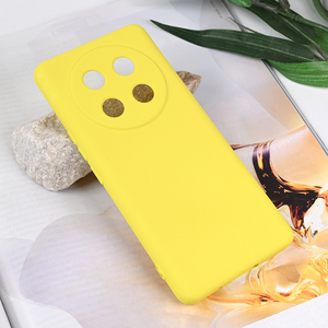 Maska / futrola Teracell Soft Velvet za Huawei Honor Magic 7 lite zuta.
