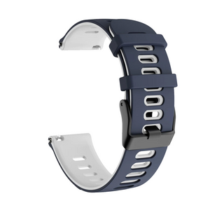 Narukvica double za smart watch Samsung 4, 5 22mm plavo bela.