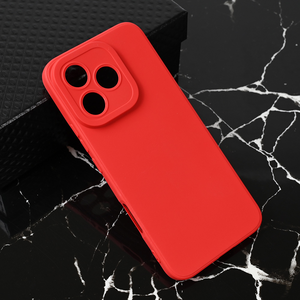 Silikonska maska / futrola Teracell Giulietta za Huawei Honor 400 Lite mat crvena.