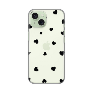 Silikonska maska / futrola print ultra tanka za iPhone 15 Hearts.