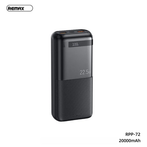 Back Up Baterija prenosiva baterija REMAX Piloteer Series RPP-72 20W+22.5W Fast Charging 20000mAh crni.