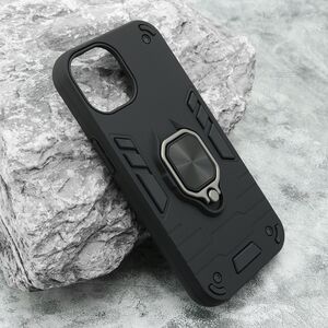 Maska / futrola Square Ring za iPhone 15 crna (MS).