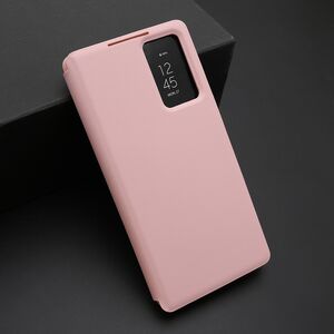 Maska / futrola na preklop Smart Window za Samsung S938 Galaxy S25 Ultra 5G roze (MS).