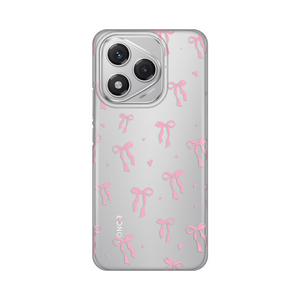 Silikonska maska / futrola print ultra tanka za Huawei Honor 400 Lite Cute Bow.