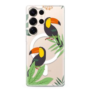 Maska / futrola silikonska print MagSafe za Samsung S938 Galaxy S25 Ultra 5G jungle (MS).