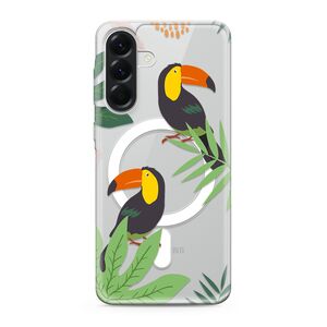 Maska / futrola silikonska print MagSafe za Samsung A566 Galaxy A56 5G jungle (MS).
