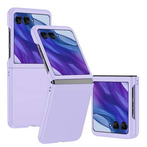 Maska / futrola Flip za Motorola Razr 50 Ultra ljubicasta.