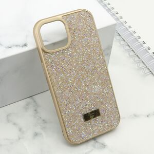 Maska / futrola DIAMOND SELECTION za iPhone 15 zlatna (MS).