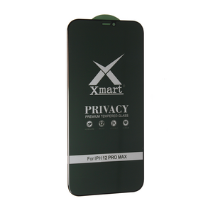 GLASS - Staklena zaštita za ekran X mart 9D Privacy za iPhone 12 Pro Max 6.7.