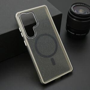 Maska / futrola CRYSTAL MagSafe za Samsung S938 Galaxy S25 Ultra 5G crna (MS).