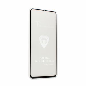 GLASS - Staklena zaštita za ekran 2.5D full glue za Xiaomi Redmi Note 9 Pro crni.