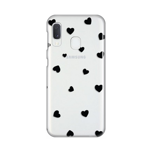 Silikonska maska / futrola print ultra tanka za Samsung A202 Galaxy A20E Hearts.