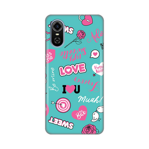 Silikonska maska / futrola print za ZTE Blade A31 Plus Love.
