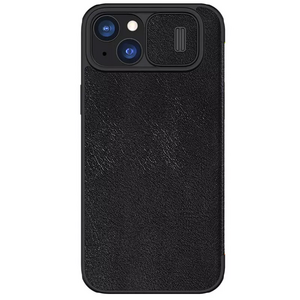 Maska / futrola Nillkin Qin Pro za iPhone 15 Plus crna.