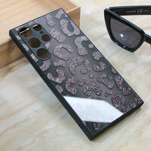 Maska / futrola Shiny glass za Samsung Galaxy S23 Ultra crna.